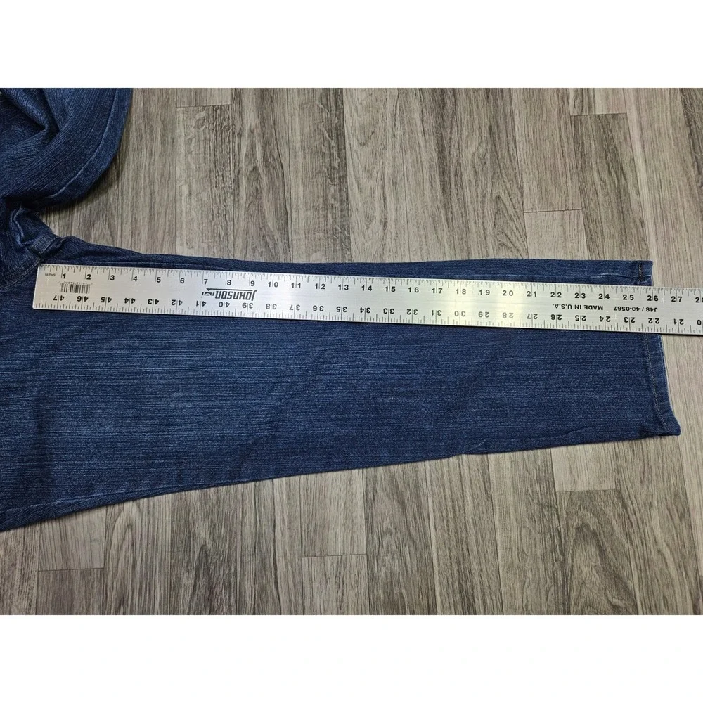 Style & Co Jeans Womens 12PS Petite Short Dark Wash Natural Fit Straight Leg